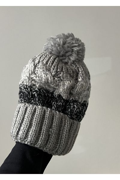 KİLİGİSTANBUL Unisex Beret with Fur Inside