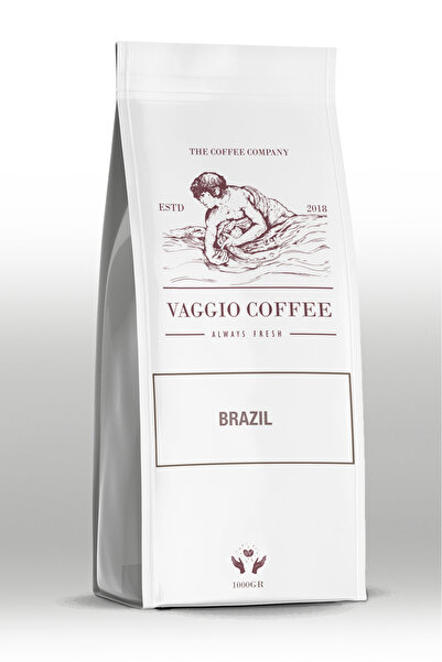 Vaggio Coffee Brazil Çekirdek Filtre Kahve 1KG