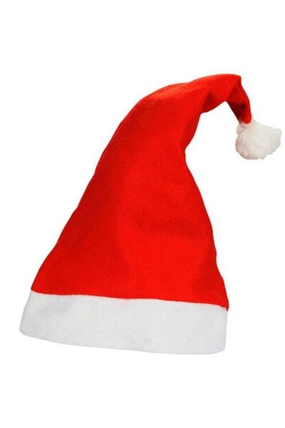 TATLI GÜNLER YILBAŞI SÜSÜ YILBAŞI AĞACI SÜSÜ Kumaş Yılbaşı Şapka Yetişkin Boy