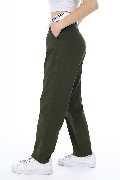 ANGELOS GIRLS Girl Child Waist Embroidered Gabardine Trousers 9-14 Years Lx253