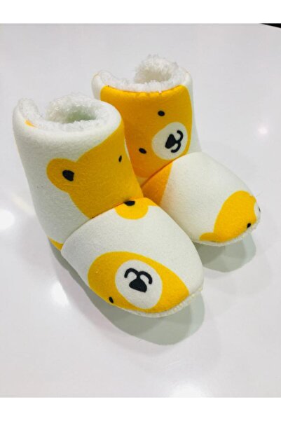 Baby Pattini Çocuk Ev Pandufu Krem-Sarı