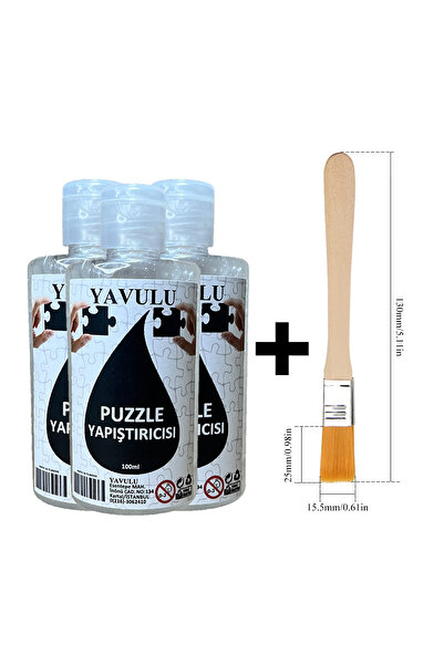 yavulu Puzzle Yapıştırıcısı / Puzzle Koruyucusu / Puzzle Tutkalı (Şeffaf) 100...