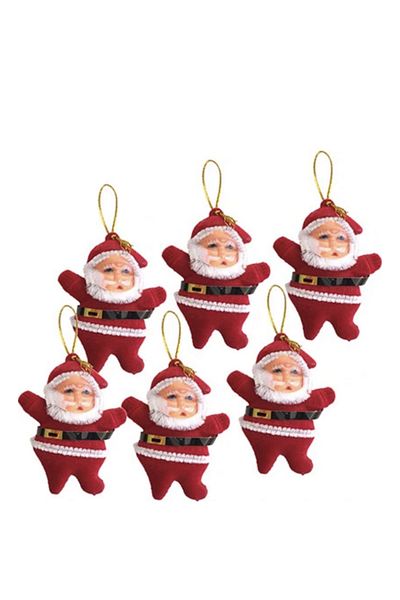Mini Tasarım Atölyem Santa Claus Christmas Tree Ornament Set