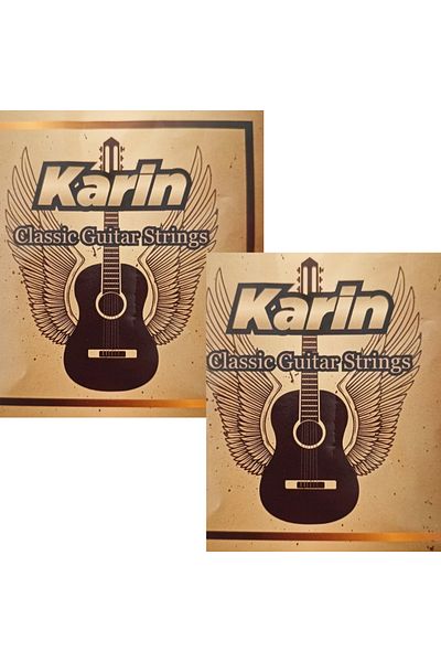Karin K1060 Classical Guitar Set - String Set with Plectrums Gift