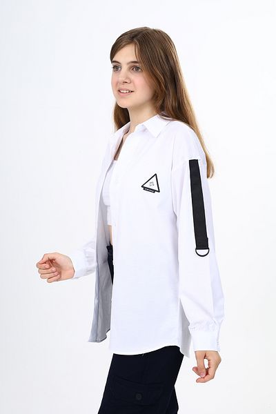 ANGELOS GIRLS Cămașă Lycra pentru fetiță cu mâneci și accesorii 9-14 ani Lx258