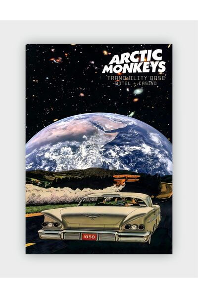 fırsatlar diyarı Arctic Monkeys Vintage Duvar Posteri - Duvar Dekoru - Kalın Kağıt - Çerçevesiz