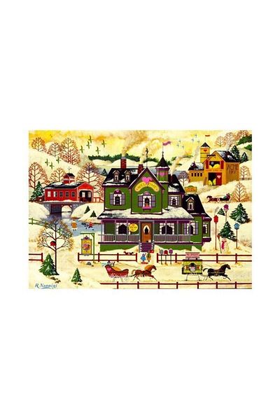 KESKİN COLOR Cute Town - Sharp Color 500 Piece Puzzle, 34x49 cm