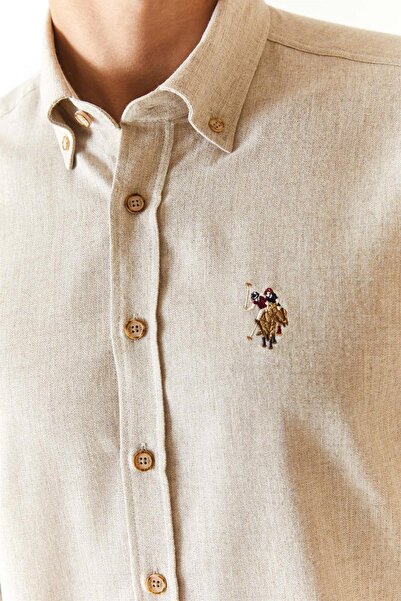 U.S. Polo Assn. 1672287 ΠΟΥΚΑΜΙΣΟ ΥΦΑΝΤΟ POLO