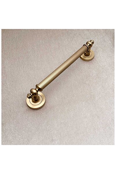 KOLDOOR Osmanlı Rustik Mat Antik Sarı Zamak Çekme Kol Sürgülü Kapı Çekme Kolu 25 Cm 1 Adet