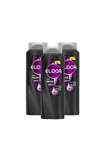 Elidor Brown Shine Superblend Hair Care Shampoo - X 3