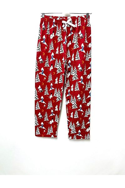Moda Clubu New Year Patterned Pajama Bottoms