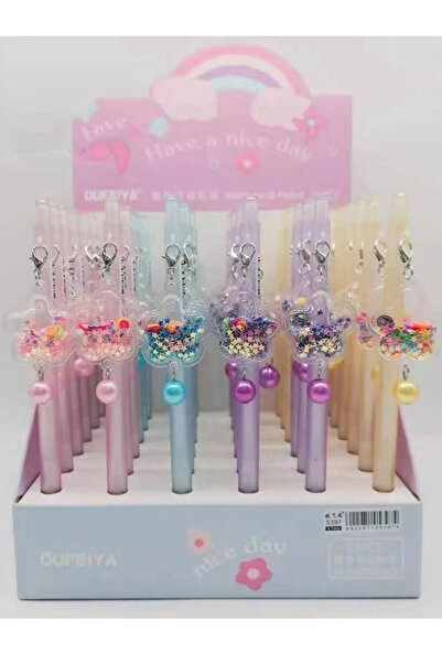 NaSaDAN Pullu Çiçek 0.7 Uçlu Versatil Kalem 1 Adet