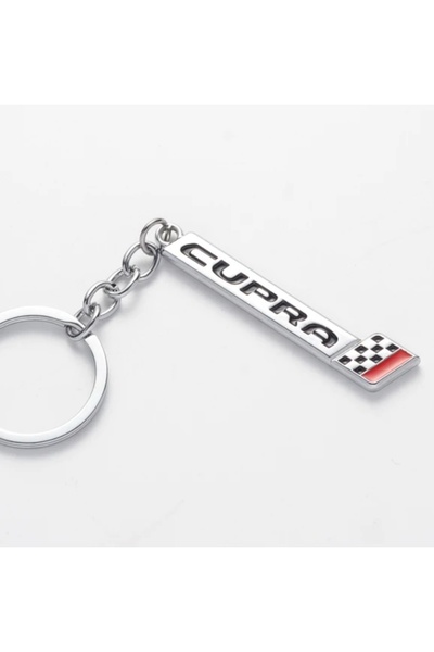 AYCANSTORE Breloc Cupra Compatibil pentru vehicule Seat Oțel inoxidabil cromat