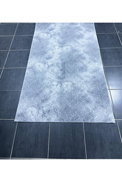 Merinos Kaymaz Taban Yıkanabilir Kesme Yolluk Gri