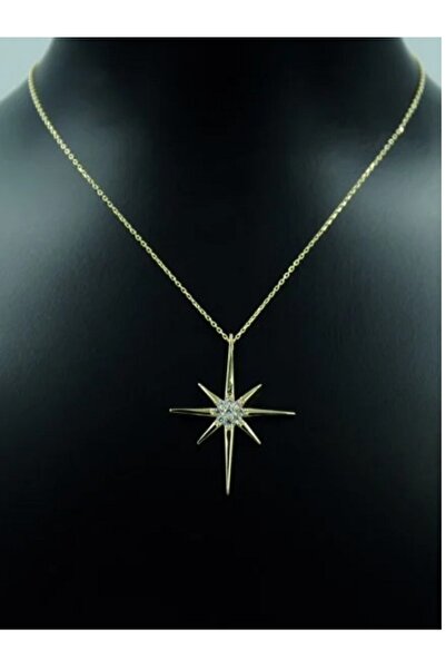 Butik Karaca kadın kolye kutup yıldızı yaşam çiçeği yonca yaprak deniz yıldız...