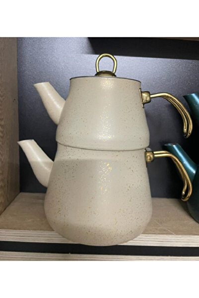 Yıldız çelik odilen granit büyük gold çaydanlık