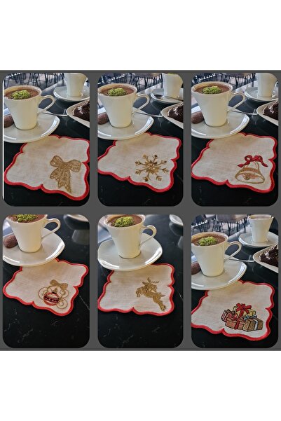 FLAWLESS HOME 6'lı yılbaşı özel kokteyl sunum peçetesi