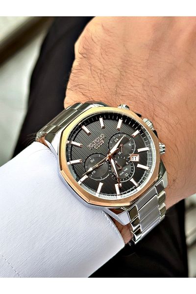 JG. Polo Club Jg. Polo Clup Jpc.1022 3515m.4 Steel Cord Men's Wrist Watch
