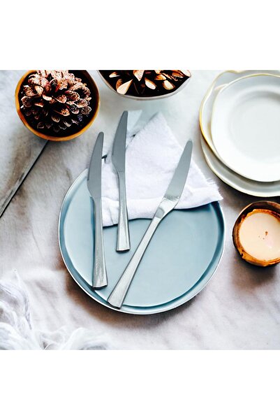 ARVEY 6' Lı Yemek Bıçağı Düz Model