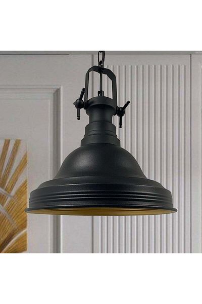 Bamyum Handgemalte Metall Pendelleuchte