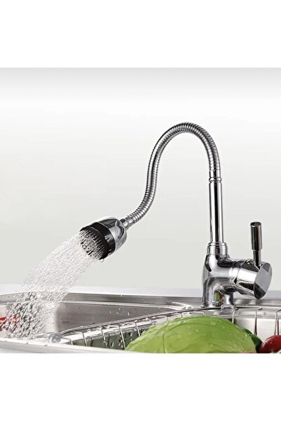 BDL ARMATÜR Kca Chrome Movable Spout 2 Function Kitchen Sink Faucet Tap