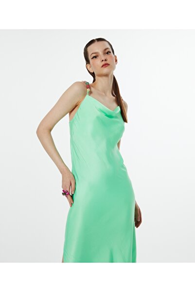 Twist Μίντι Φόρεμα με αξεσουάρ με χάντρες