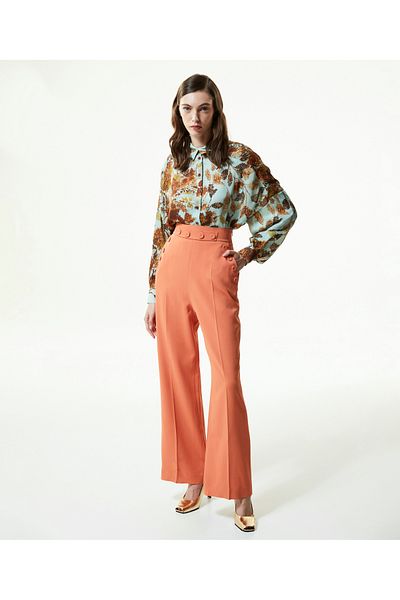 Machka High Waist Wide Leg Trousers