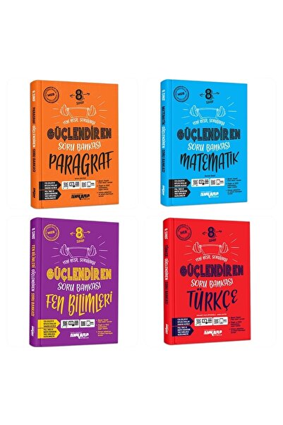 Ankara Yayıncılık Ankara Yayınları 8. Sınıf Matematik Türkçe Fen Bilimleri Pa...