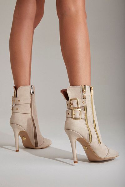 AYAKKABI PRENSİ Oasis Buckle Detailed Boots