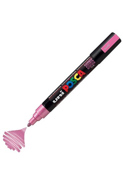 UNİ-BALL Posca PC-5M Pink S. Based Mark - 1.8-2.5 Metrk