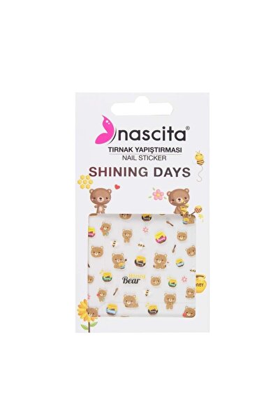 nascita Honey Bear Tırnak Stickerı - 22