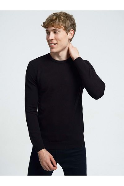 Loft LF2030179 Men's Regular Fit Sweater - BLACK - XXL - ST06896-51009
