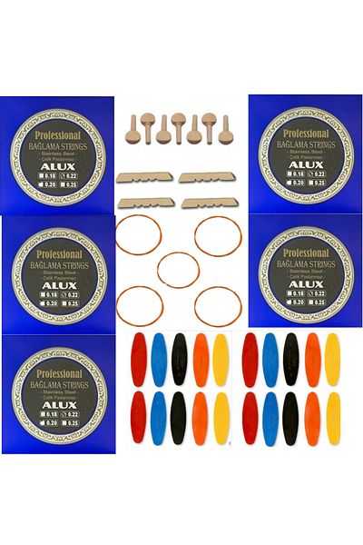 şenses müzik market Şenses Alux 022 Divan Binding Set Wire 5 Sets + 5 Bambam + 7 Tree Auger + 20 Pieces Gazebo + 3 Sills
