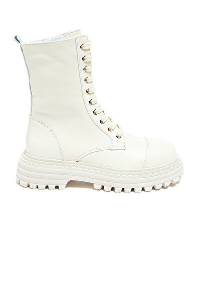 Bestello Cizme plate cu șireturi cu talpă termică 101-22516-03 Cizme de damă