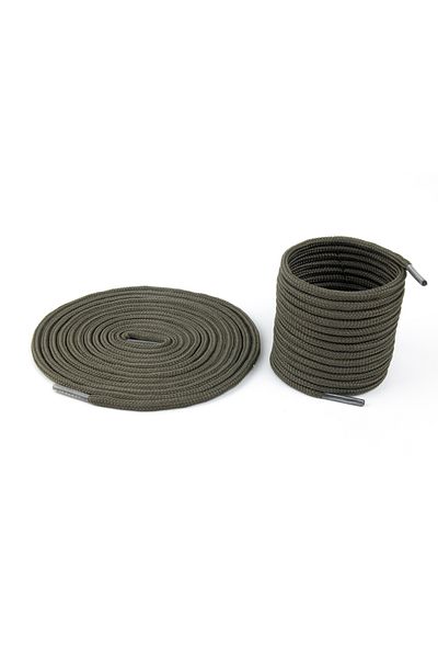 AiryFooT Round Long Boot Laces 2.5 M (Khaki)