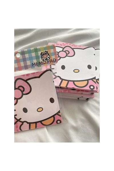 Rota Hediyelik Kawaii Cat Memo Pad Square Notepad