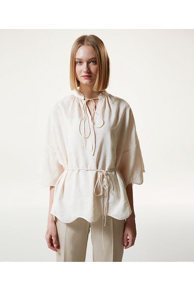 Machka Judge Collar Jacquard Tunic