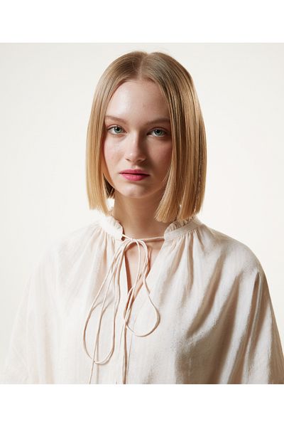 Machka Judge Collar Jacquard Tunic