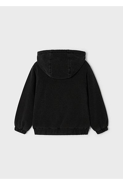 MAYORAL Boy's Gray Fleece Jeans Coat