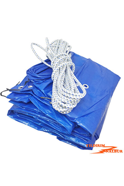 yıldırım nalbur مشمع نايلون منسوج بطول 96 مترًا، مشمع 20 طنًا حبلًا