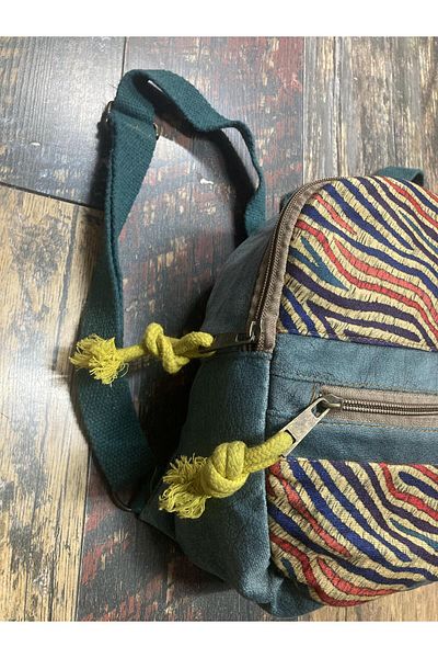 Street Bag Ethnic Vintage Μικρό Σακίδιο Πλάτης Καθημερινή χρήση ταξιδιού