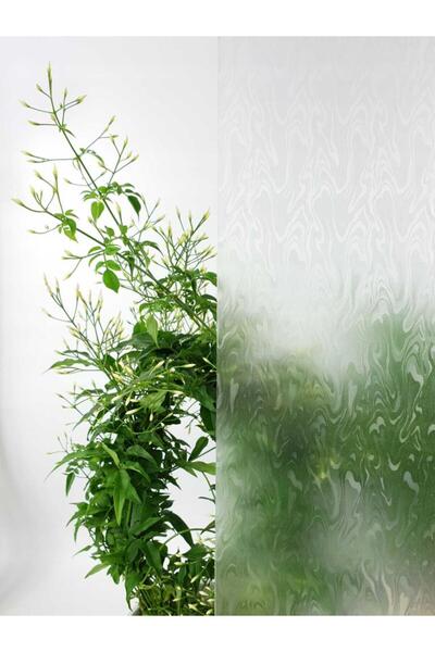 Alkor 380-0098 Dalgalı Desen Kendinden Yapışkanlı Cam Folyo (45CM X 1MT)