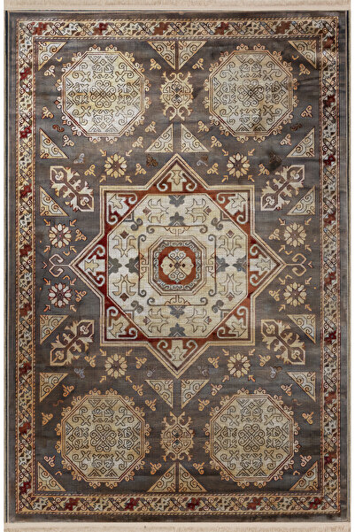 Rugs Modern Halı Dark Tone Multicolor Traditional Motif Ethnic Patterned Crea...