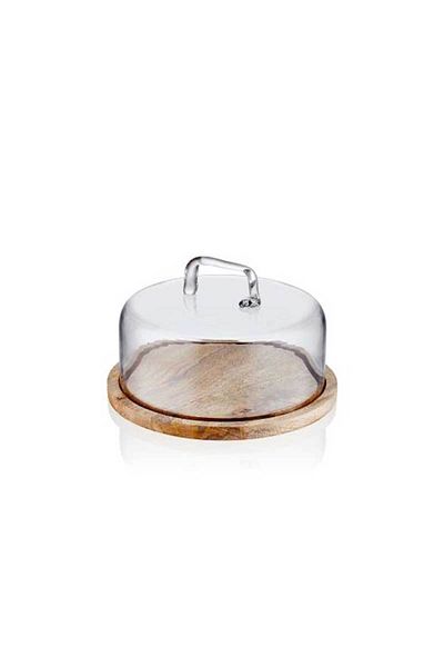 The Mia Madera Round Cake Storage Fan 17X26X26 cm