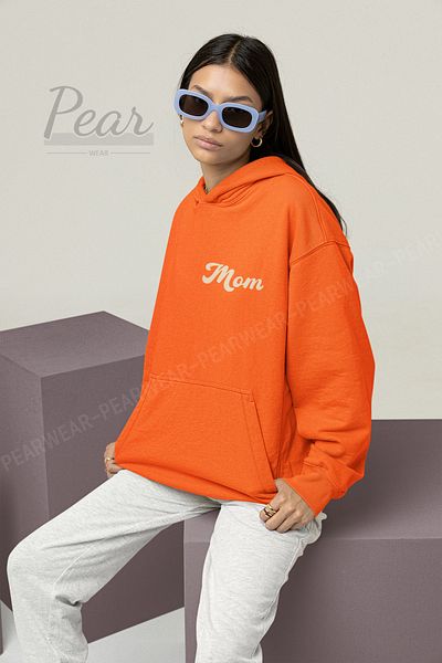 Pear Wear Γυναικείο φούτερ Oversize - MOM Printed Mother Design