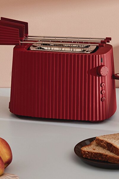 Alessi Plisse Ekmek Kızartma Makinesi Kırmızı