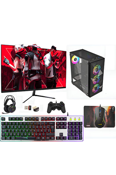 Gaming Game Cachex Ryzen 5 5500 32gb Ddr4 512gb M.2 Nvme Arc A750 8gb Ekran Kartı 24'' Oyuncu Bilgisayarı