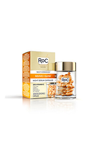 Roc ( 3 ADET ) Roc Multi Correxion Cildi Aydınlatıcı Kapsül Serum 30 Adet