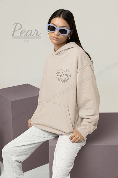 Pear Wear Γυναικείο φούτερ Oversize με στάμπα Pearla