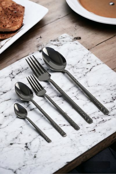 ARVEY Boxed 6 Person 30 Piece Cutlery Set Drop Model